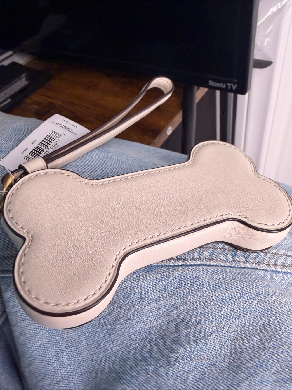 Coach Bone Coin Case